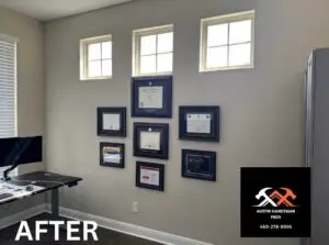 Picture Frame Hanging Service in Austin