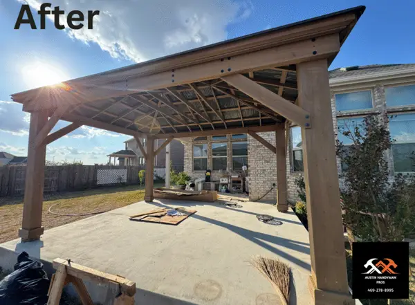 Gazebo Installation in Buda