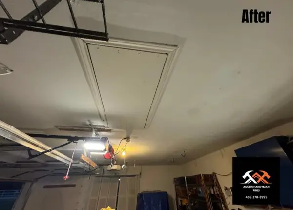 Garage Drywall Seam Repair in Buda