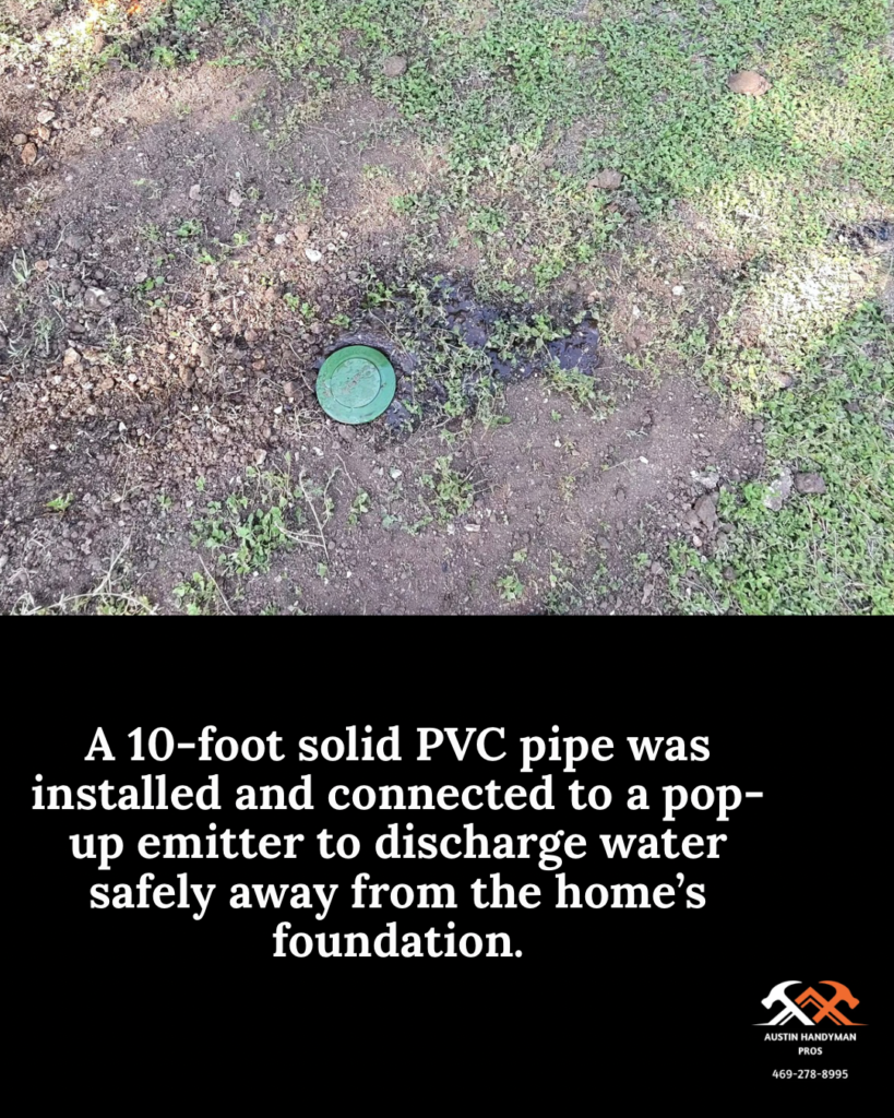Front Entry Drainage Installation in Austin — front entry drainage installation