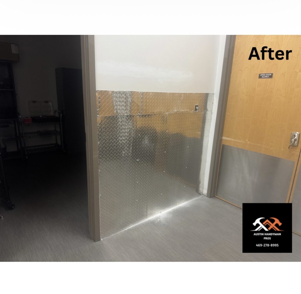 Aluminum Diamond Plate Wall Panel Installation in Austin — Travis County