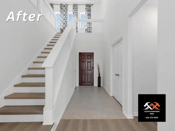 Vinyl Plank Flooring Installation in Buda, TX — trim work