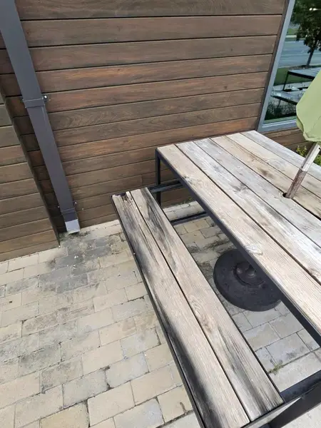 Picnic Table Bench Repair in Buda — buda